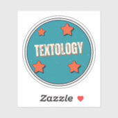 Textologie Aufkleber (Blatt)