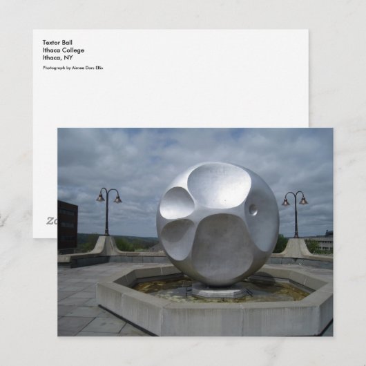 Textor Ball Postkarte (Vorne/Hinten)