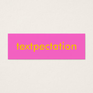 TEXTPECTATION kokette Karte