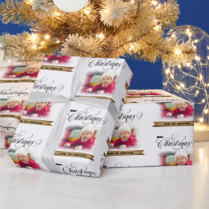 Textrahierpapier für benutzerdefiniertes Foto Geschenkpapier