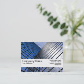 Textrahmen V2 - Reflektierender Büroblock Visitenkarte (Stehend Vorderseite)