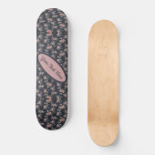 Textsatz mit beliebigem Namen Rosa Rose Skateboard (Vorderseite)