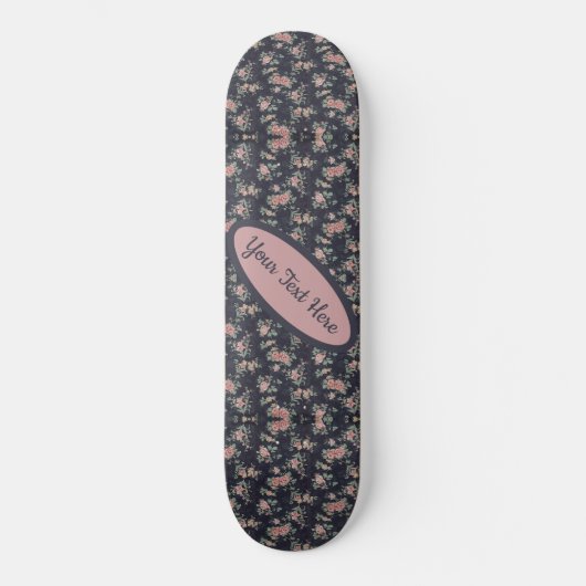 Textsatz mit beliebigem Namen Rosa Rose Skateboard (Vorderseite)