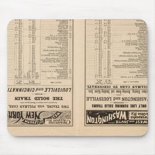 Textseite Chesapeake und Ohio Ry Mousepad (Vorne)