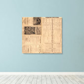 Textseite der Lehigh Valley Railroad Leinwanddruck (Insitu (Holzboden))