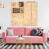 Textseite der Lehigh Valley Railroad Leinwanddruck (Insitu (Wohnzimmer))