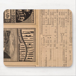 Textseite der Lehigh Valley Railroad Mousepad