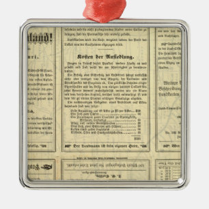Textseite der St. Louis- und San Francisco-Eisenba Ornament Aus Metall