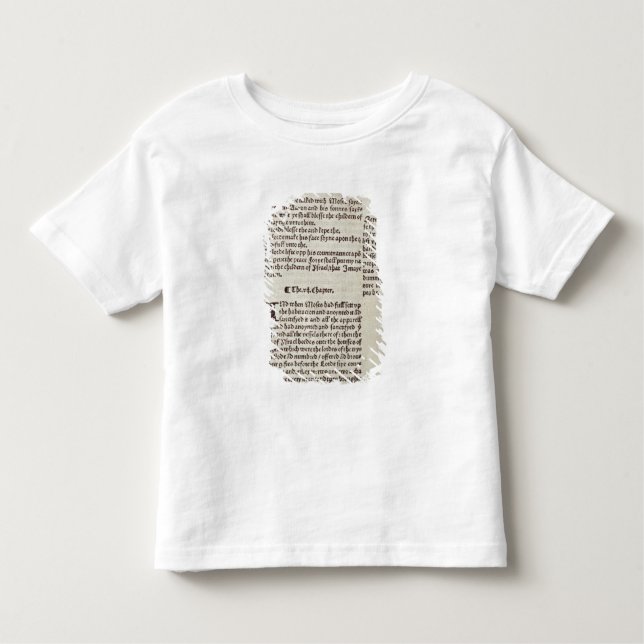 Textseite des alten Testaments Kleinkind T-shirt (Vorderseite)