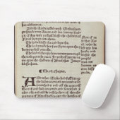 Textseite des alten Testaments Mousepad (Mit Mouse)