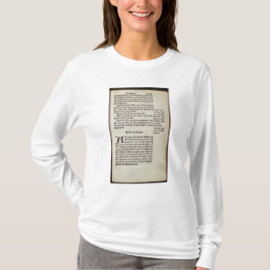 Textseite des alten Testaments T-Shirt