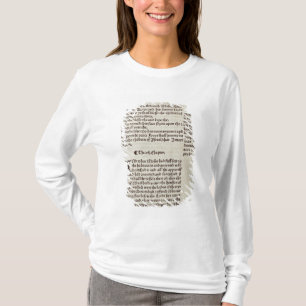 Textseite des alten Testaments T-Shirt