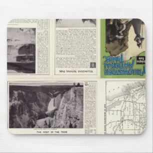 Textseite des Yellowstone-Nationalparks 2 Mousepad