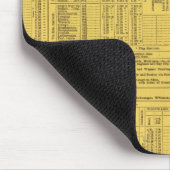 Textseite Michigan Zentralbahn Mousepad (Ecke)