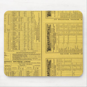 Textseite Michigan Zentralbahn Mousepad