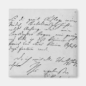 Textseite mit Unterschrift Magnet (Vorne)