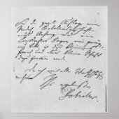 Textseite mit Unterschrift Poster (Vorne)