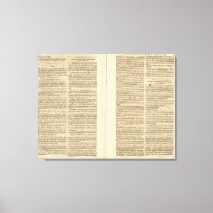 Textseite - Neuer Welatlantik 4 Leinwanddruck