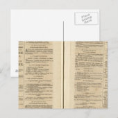 Textseite - Neuer Welatlas Postkarte (Vorne/Hinten)