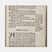 Textseite zum alten Testament Magnet (Vorne)