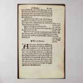 Textseite zum alten Testament Poster (Vorne)