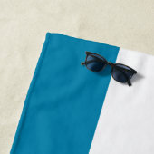 Textsettuch für Ihr Unternehmen - Ihre Farben Strandtuch (Beispiel)