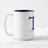 Textshop experimentiert Kaffee-Tasse Zweifarbige Tasse (Links)