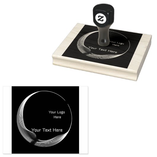 Textsymbole für das benutzerdefinierte Logo - Brie Gummistempel (Stempel)