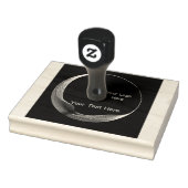 Textsymbole für das benutzerdefinierte Logo - Brie Gummistempel (Stempel)