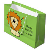 Texttasche für die Illustration Große Geschenktüte (Vorderseite Schrägansicht)