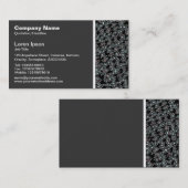 Texttone - Abstrakte interfacettierte Diamanten Visitenkarte (Vorne/Hinten)