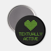 Textuell aktiv - Magnet (Vorderseite/Rückseite)