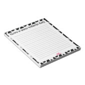 Textupsel für moovelous Cow Print Lined Stationery Notizblock (angewinkelt)