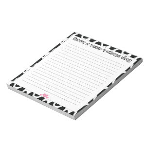 Textupsel für moovelous Cow Print Lined Stationery Notizblock