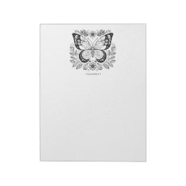 Textupte zum Färben von Schmetterlingen für Erwach Notizblock