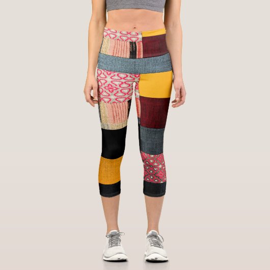 Textur21 Capri Leggings (Vorderseite)