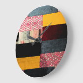 Textur21 Große Wanduhr (Winkel)