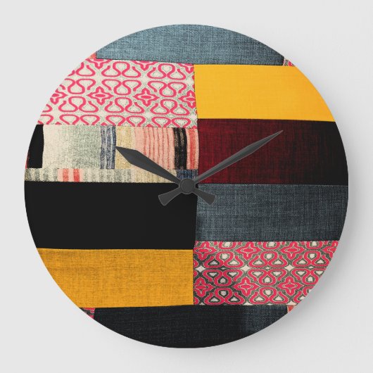 Textur21 Große Wanduhr (Vorderseite)