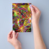 Textur-209414 Texturstruktur Muster farbig Flyer (Handgriff)