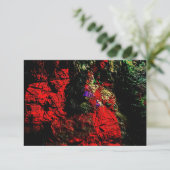 Textur abstrakte Einladung,Gerecycelt Kunststoff-F Einladung (Stehend Vorderseite)