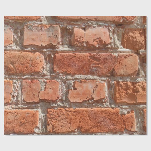 Textur aus alten, verwitterten Ziegeln. Hintergrun Geschenkpapier (Flach)