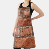 Textur aus alten, verwitterten Ziegeln. Hintergrun Schürze (InSitu)