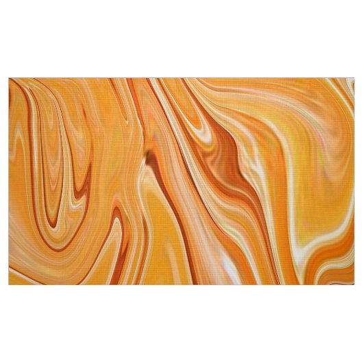 Textur aus digitalem Orange-Marmor3 Stoff (Fat Quarter (45,7 x 55,9 cm))