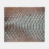 Textur aus Hautschleid,Krokodil,l Fleecedecke (Vorderseite (Horizontal))