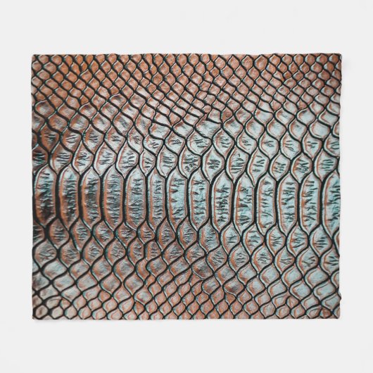 Textur aus Hautschleid,Krokodil,l Fleecedecke (Vorderseite (Horizontal))