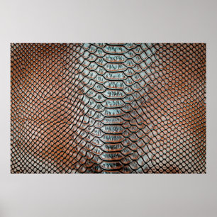 Textur aus Hautschleid,Krokodil,l Poster