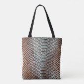 Textur aus Hautschleid,Krokodil,l Tasche (Rückseite)
