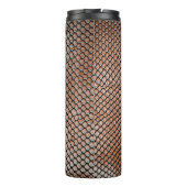 Textur aus Hautschleid,Krokodil,l Thermosbecher (Rückseite)