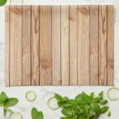 Textur aus hellem Holz Küchentuch (Gefaltet)