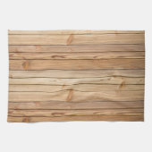 Textur aus hellem Holz Küchentuch (Horizontal)
